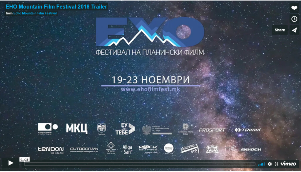 EHO Mountain Film festival v Makedonii